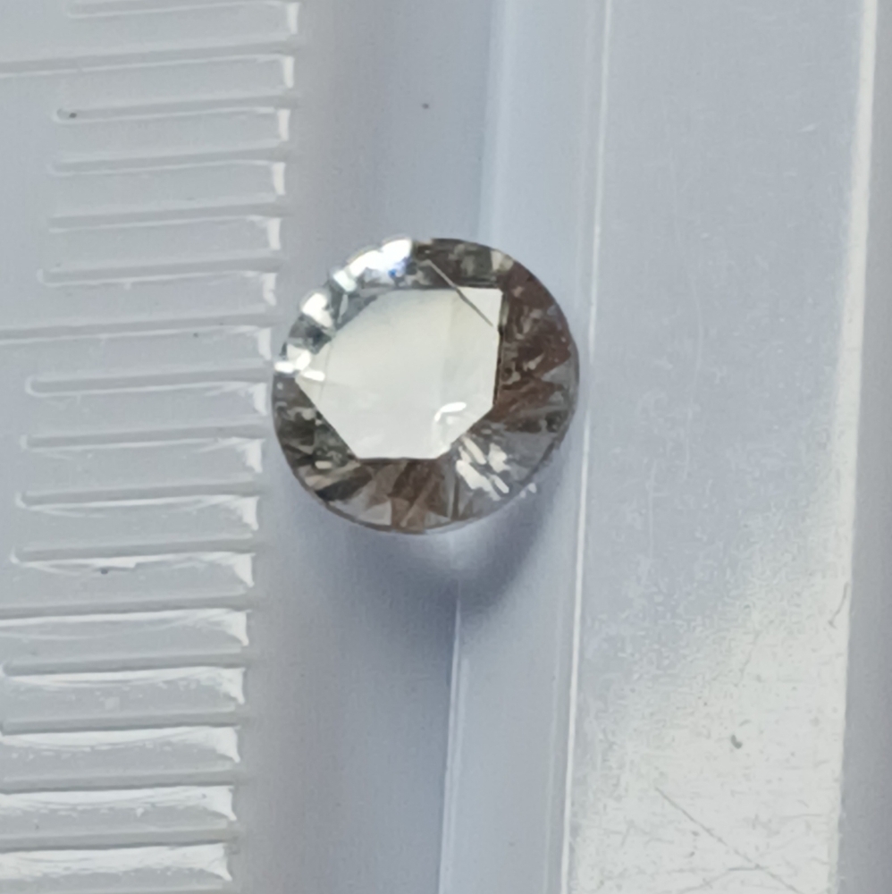 Sparkling White Sapphire Gemstone 5mm